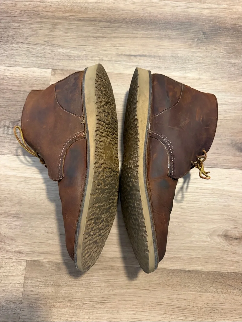 Red Wing Weekender Heritage Chukka Work Boots Mens 12 D 3322 Brown Leather